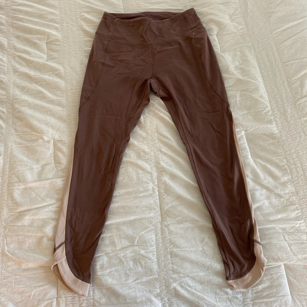 Calia 7/8 Mid-Rise Mauve/Pink Leggings
